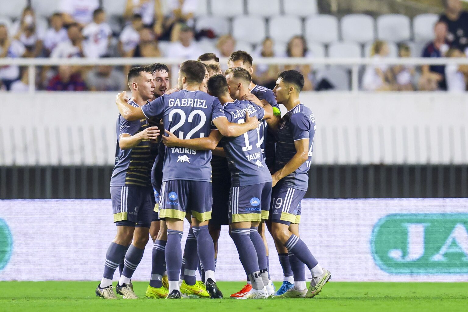 Futbalisti MFK Ružomberok zvíťazili na pôde Hajduku Split a zaistili si postup do play off Európskej konferenčnej ligy. Foto: TASR