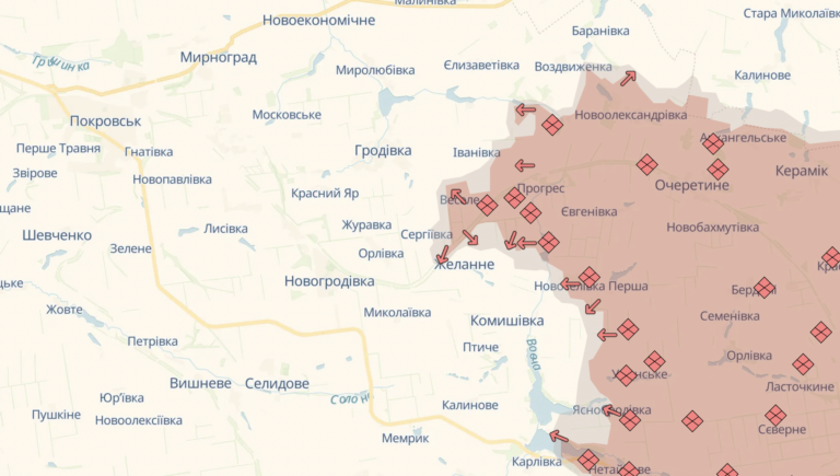 ISW: Ruské jednotky sa blížia k mestu Pokrovsk
