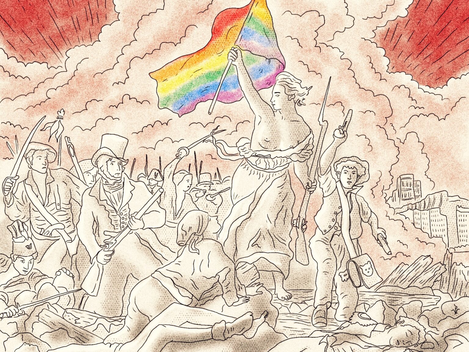 Ilustračná grafika. Autor: Vlado Palša