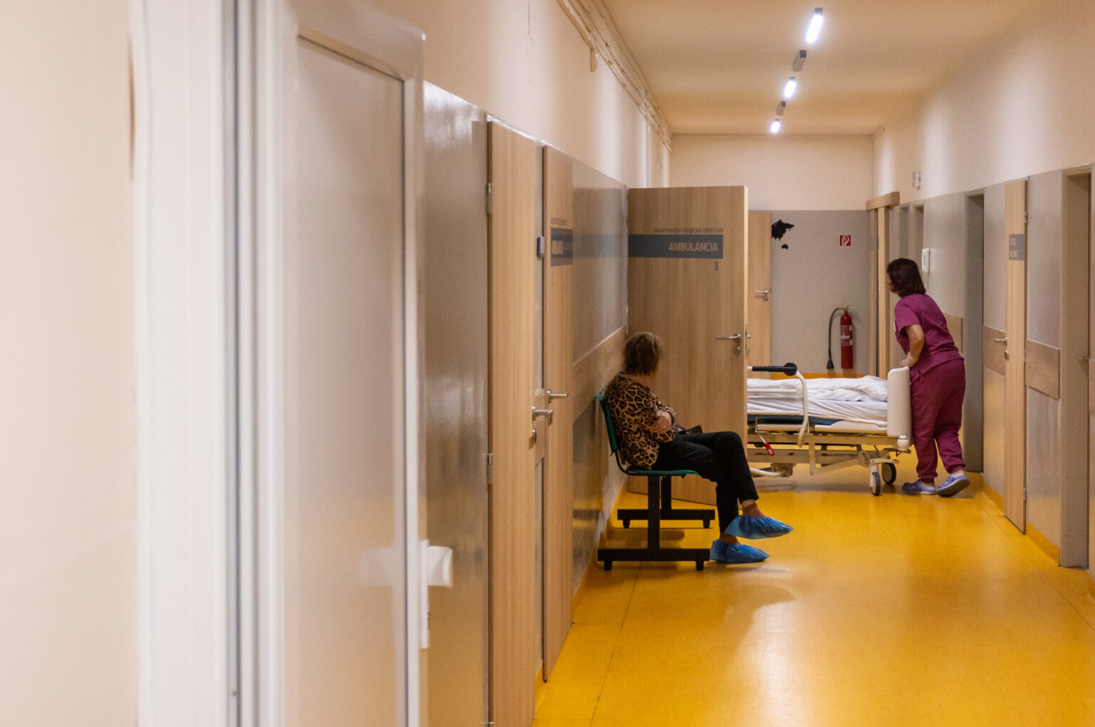 Nové priestory gastroenterologického centra vo Fakultnej nemocnici s poliklinikou v Žiline.
Foto: TASR/Daniel Stehlík