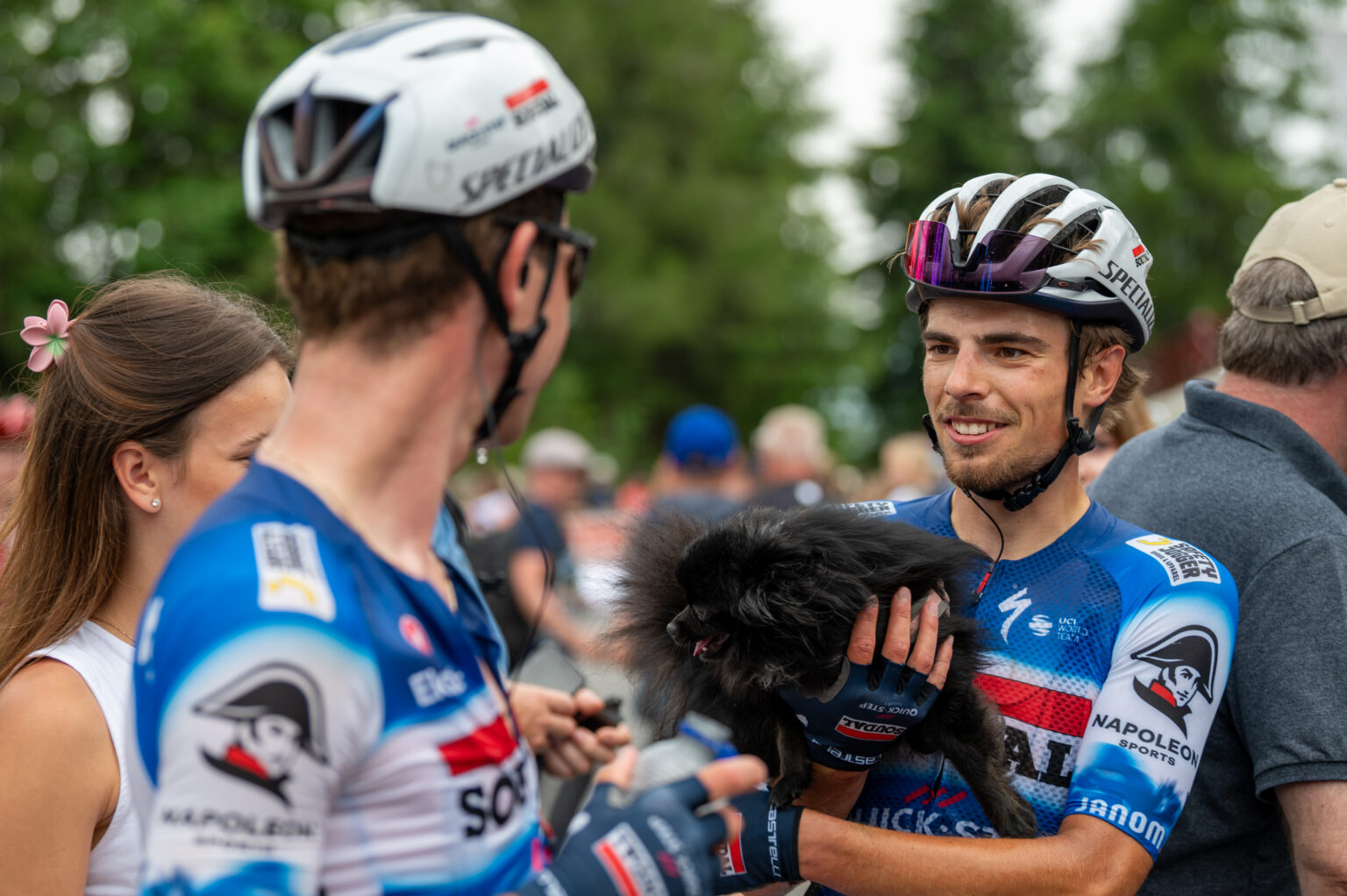 Cyklista Martin Svrček z tímu Soudal Quick-Step po záverečnej piatej etape 68. ročníka medzinárodných cyklistických pretekov Okolo Slovenska na Štrbskom Plese v 30. júna 2024. Ilustračný obrázok:  TASR/Veronika Mihaliková