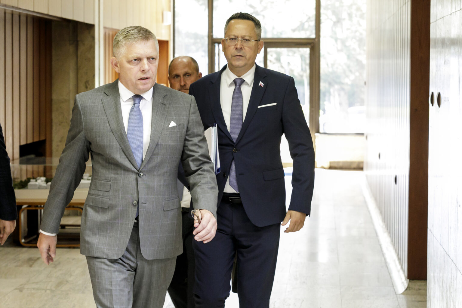 Robert Fico a Ladislav Kamenický. Ilustračný obrázok. Foto: Dano Veselský/TASR