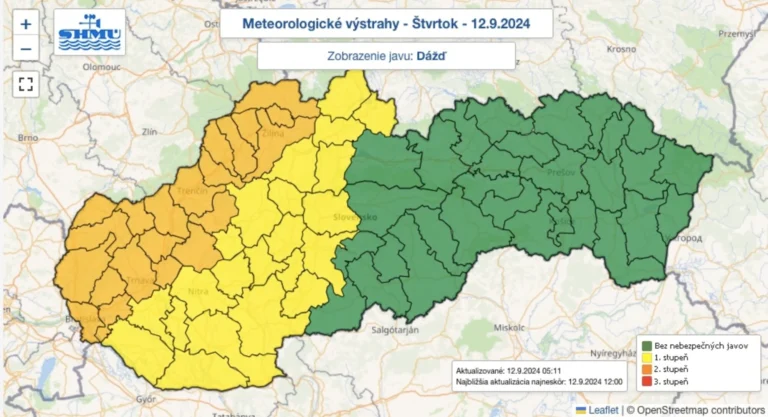 Riaditeľ SHMÚ: Naše predpovede na množstvo zrážok sa naplnili