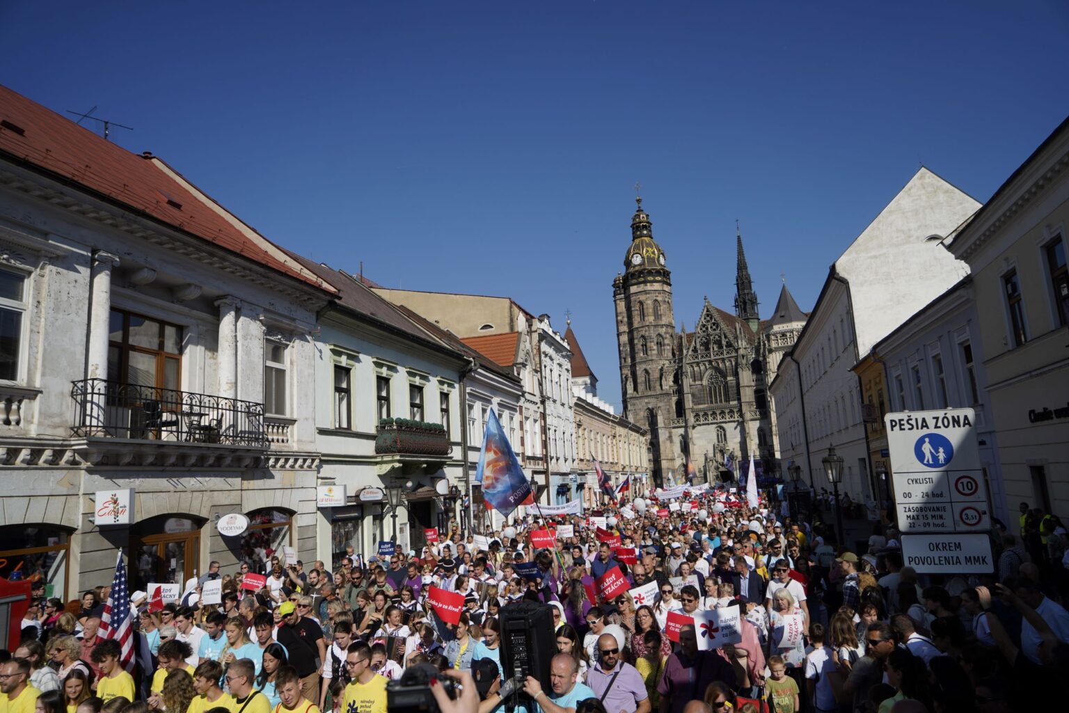 Národný pochod za život  v Košiciach 2024. Foto: Štandard/Damian König