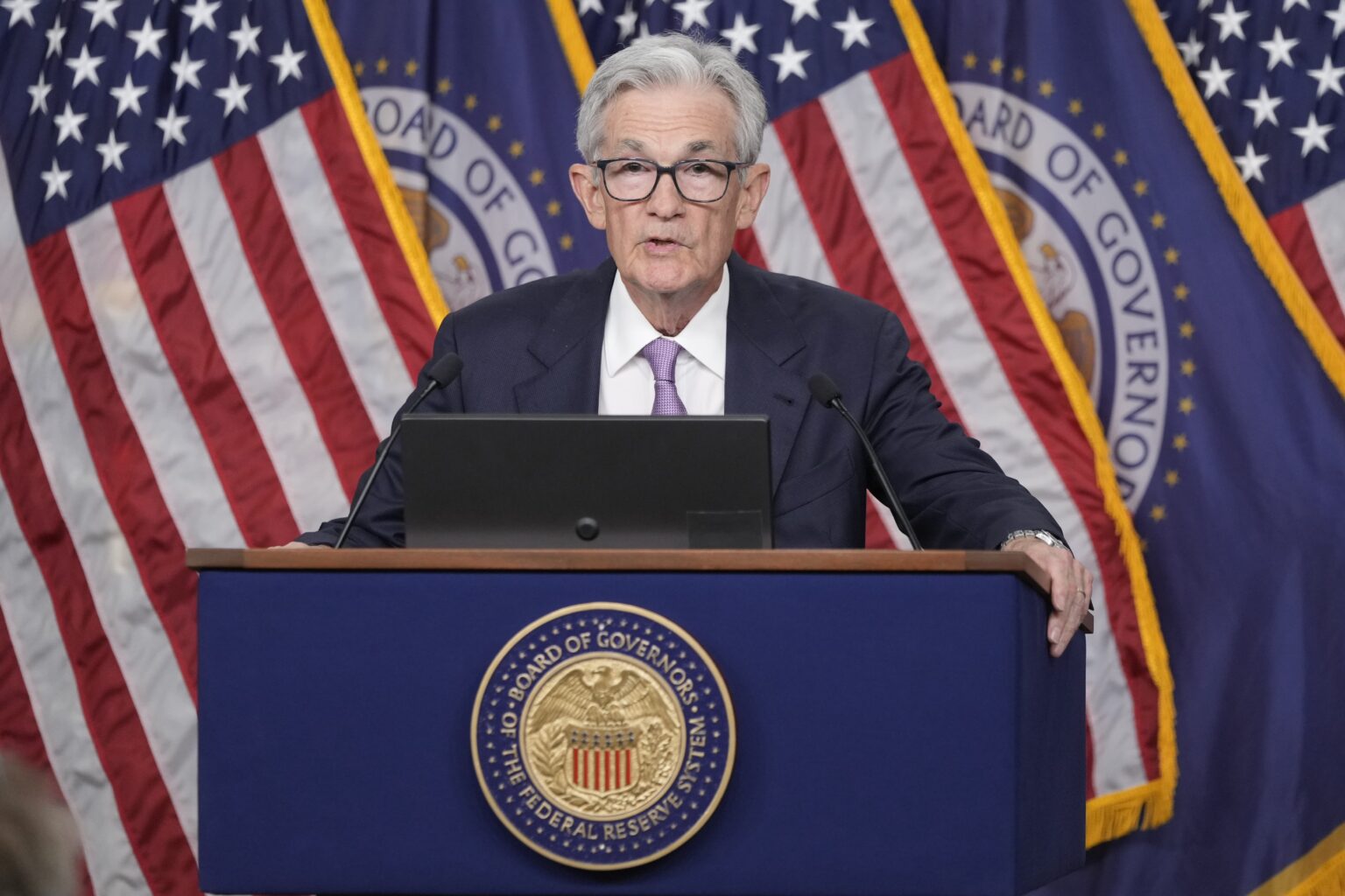 Šéf americkej centrálnej banky (Fed) Jerome Powell. Foto: TASR/AP