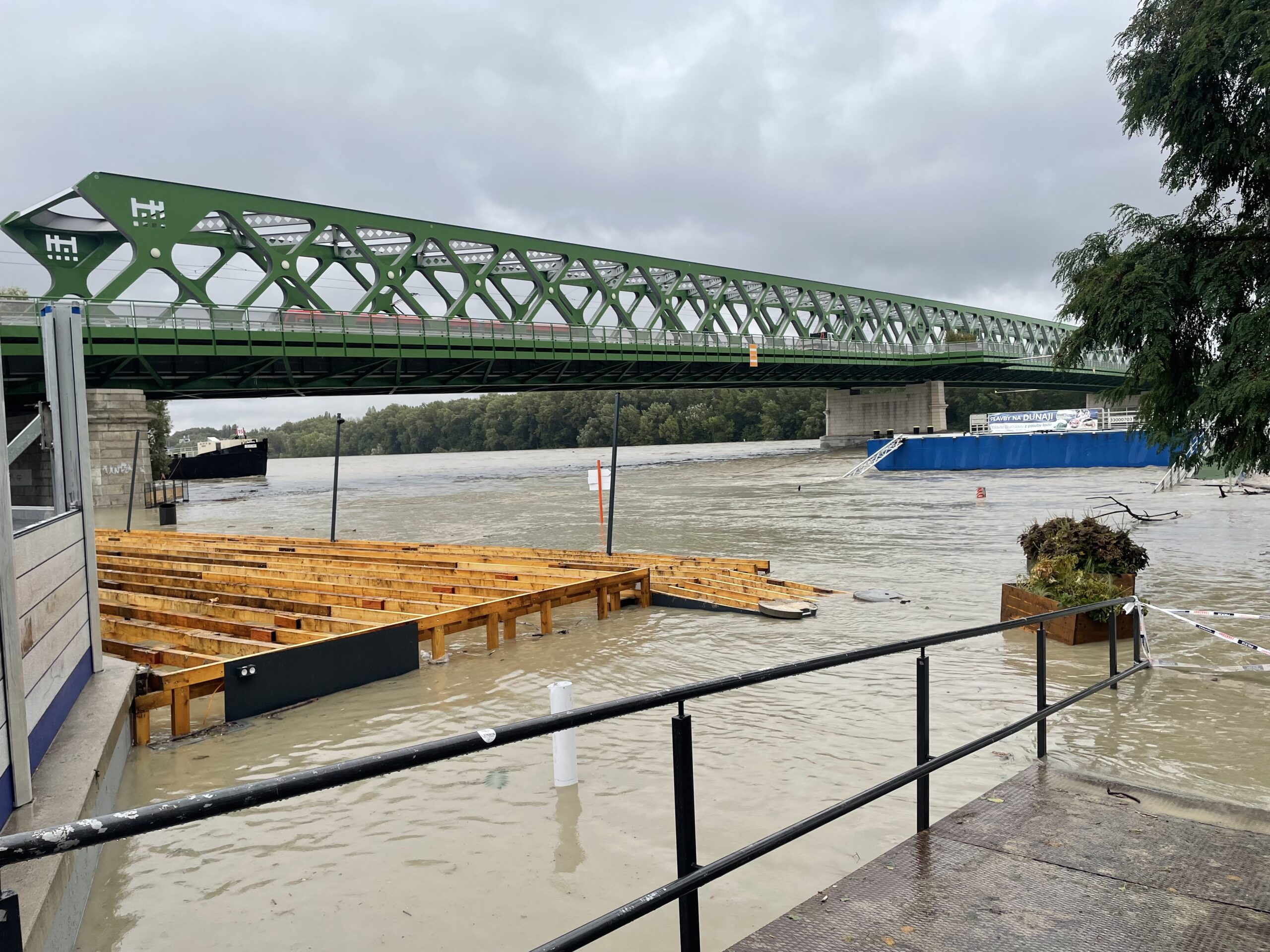 povodeň Dunaj