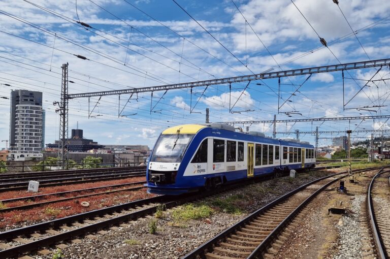 Vlak Leo Express v Bratislave. Foto: Leo Express/Facebook