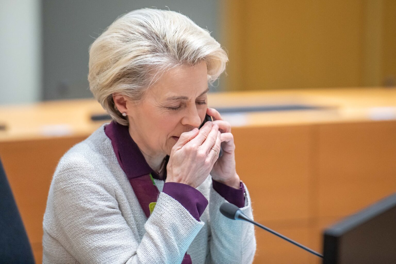 Ursula Von Der Leyenová. Podľa najnovšieho návrhu majú byť zo systému plošného špehovania vyňatí vysokopostavení európski politici. Foto: Profimedia.sk
