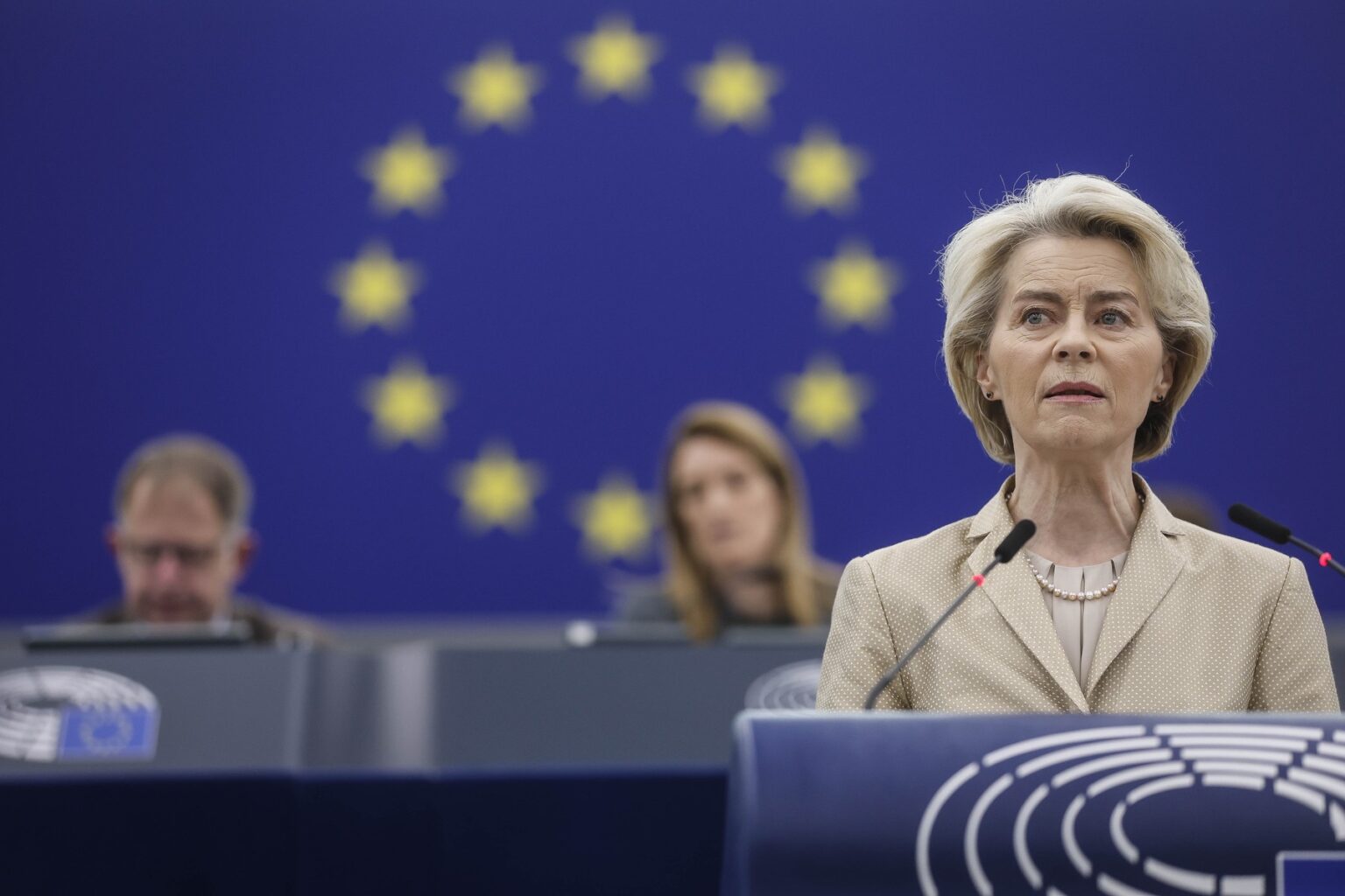 Predsedníčka Európskej komisie Ursula von der Leyenová. Foto: Jean-Francois Badias/Profimedia.sk
