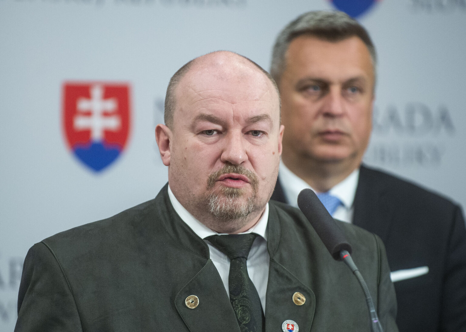 Rudolf Huliak a Andrej Danko. Foto: TASR. 