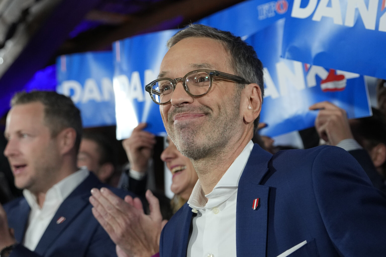 Líder pravicovej Slobodnej strany Rakúska Herbert Kickl. Foto: TASR/AP
