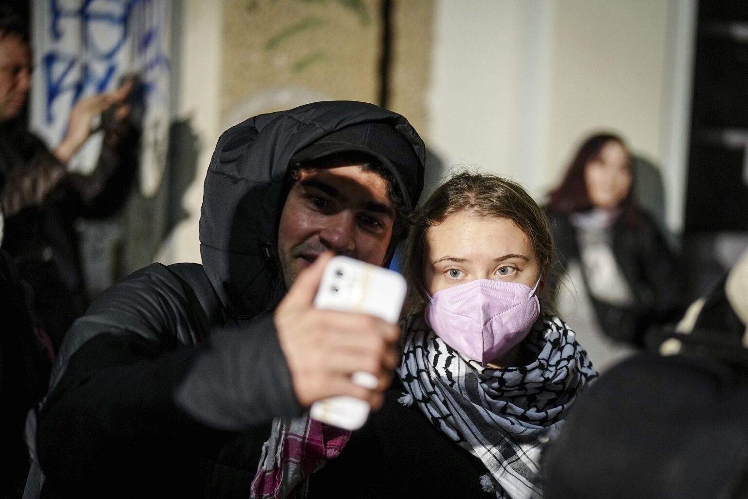 Greta Thunbergová na propalestínskej demonštrácii v Berlíne. Foto: TASR/AP