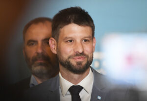 V popredí Michal Šimečka.
Foto: František Iván/TASR
