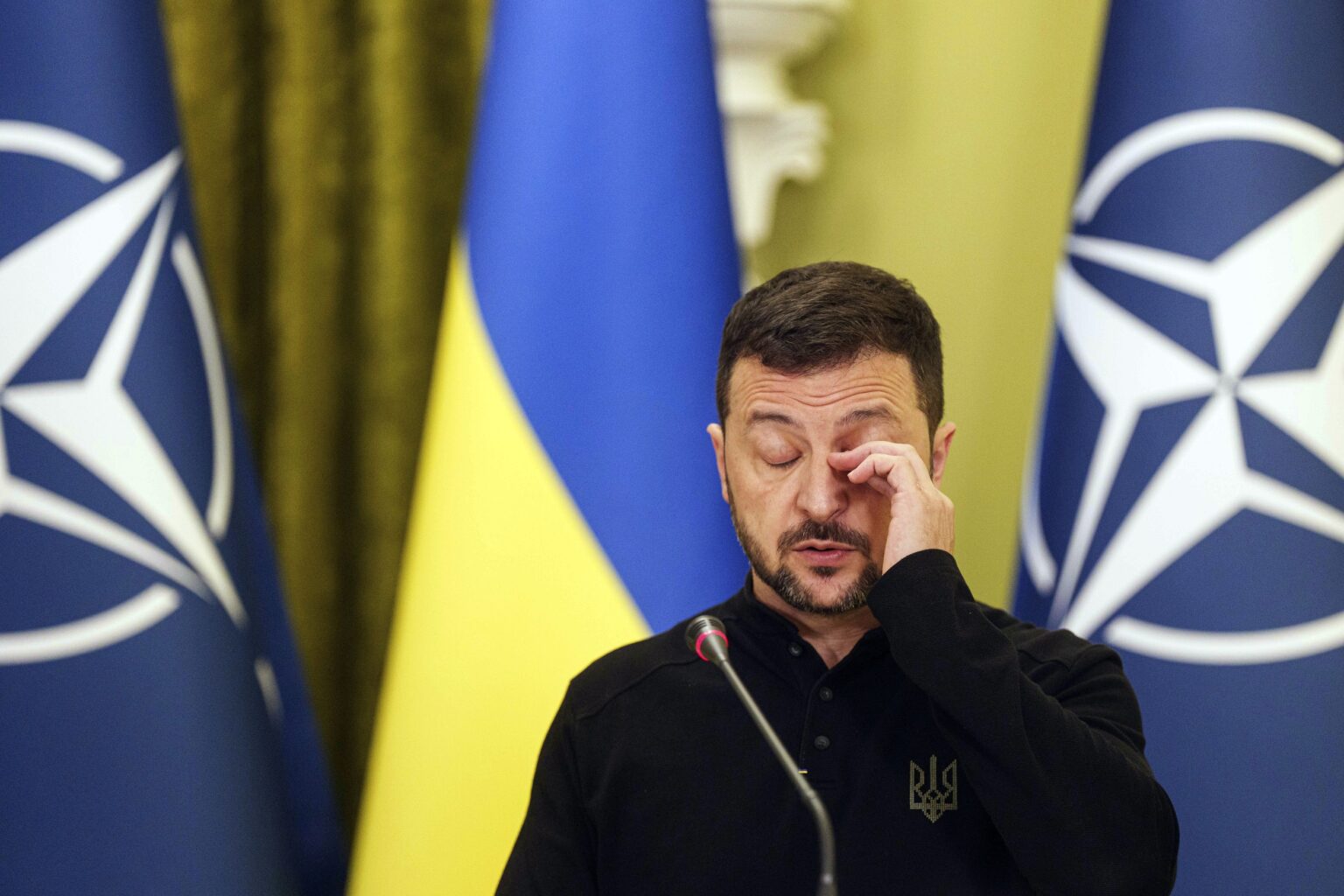 Ukrajinský prezident Volodymyr Zelenskyj. Foto: AP/Evgeniy Maloletka