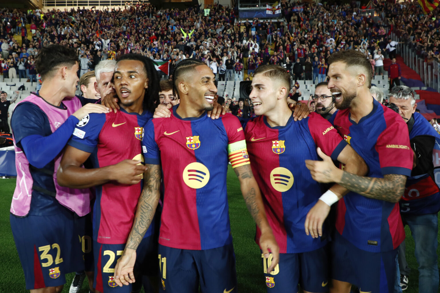  Hráči FC Barcelona. Foto: TASR/AP
