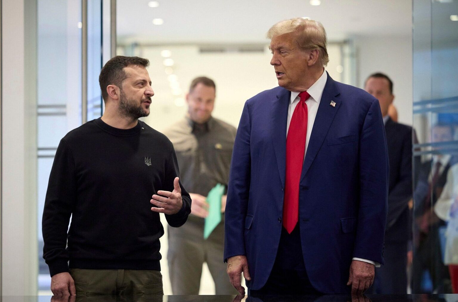 Stretnutie Donalda Trumpa s Volodymyrom Zelenským v New Yorku 27. septembra 2024. Foto: DPA picture alliance/Alamy/Profimedia.sk