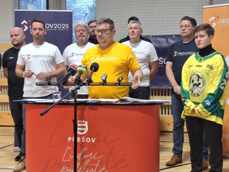 Prešov sa stal Európskym hlavným mestom športu. Foto: redakcia