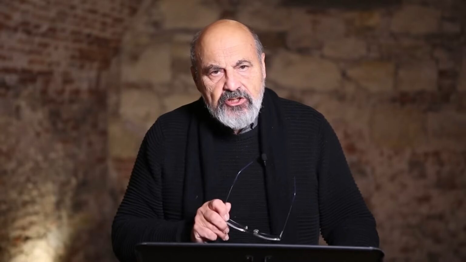 Tomáš Halík. Reprofoto Youtube/The Roman-Catholic Academic Parish of Prague