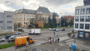 Križovatku v centre Nitry by mali rozkopať tento víkend. Motoristi čakajú dopravné peklo