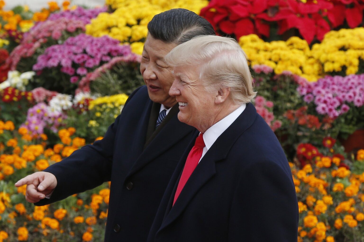 Si Ťin-Pching a Donald Trump. Foto: ČTK / AP / Andy Wong