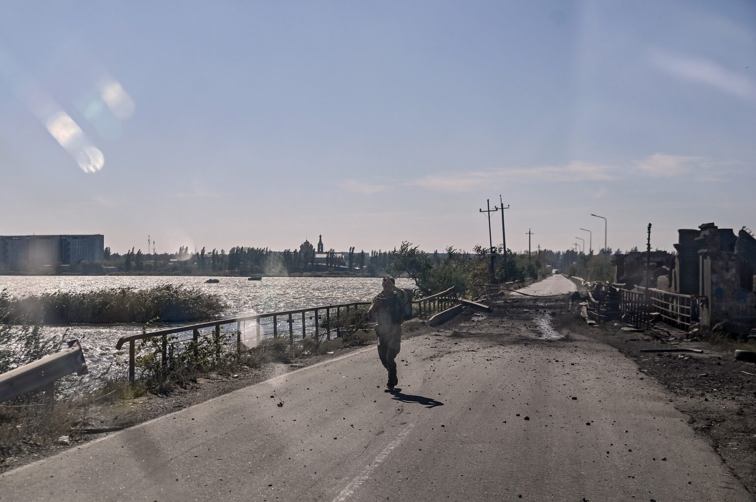 Priehrada pri meste Kurachove, ilustračný obrázok. Foto: Dmytro Smolienko / UkrInform / Profimedia