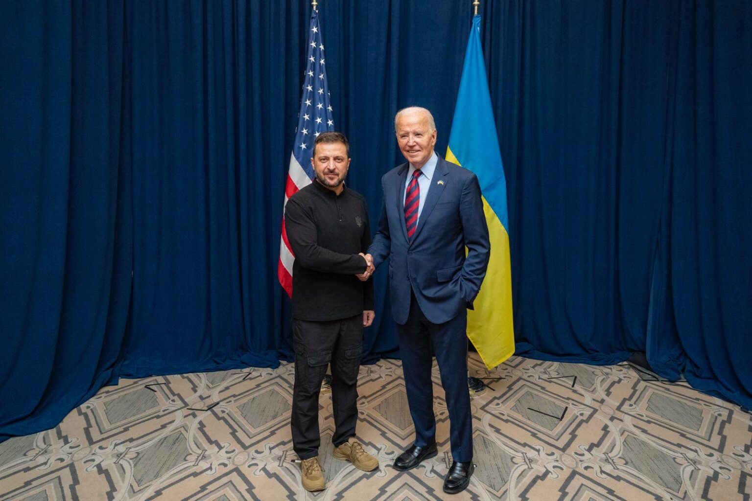 Volodymyr Zelenskyj a Joe Biden. Foto: Polaris / Profimedia