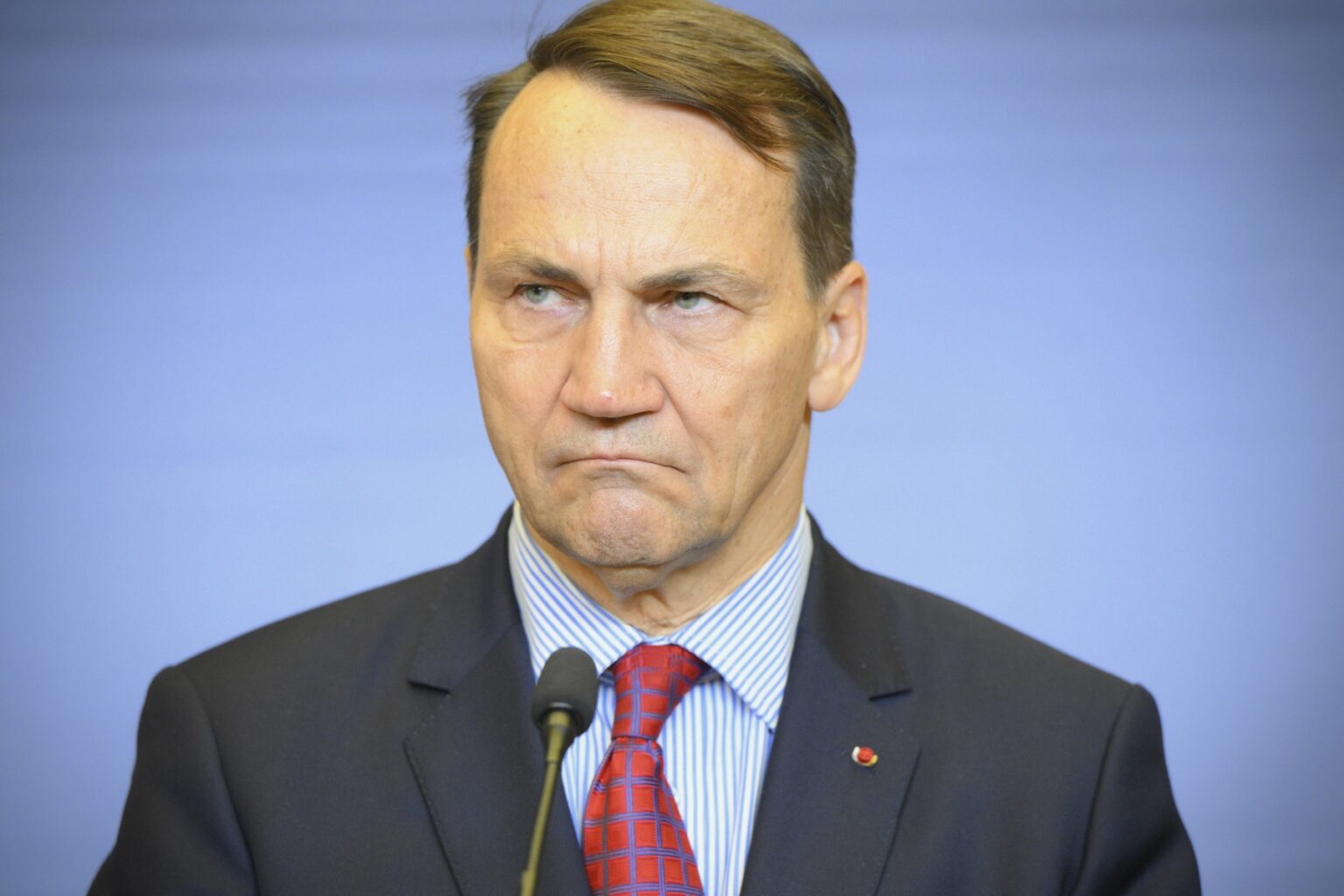 Poľský minister zahraničných Radoslaw Sikorski. Zdroj:J aap Arriens / NurPhoto / Shuttersto / Shutterstock Editorial / Profimedia