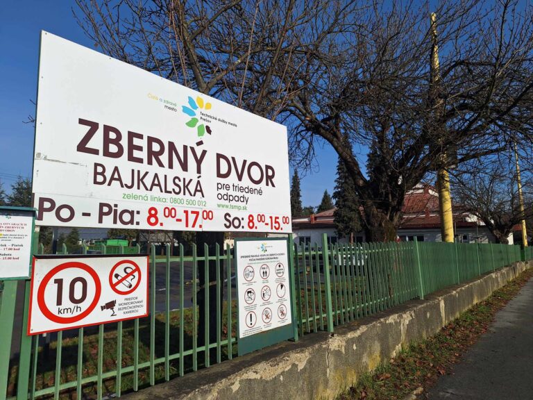 Rekonštrukciou by mali prejsť aj zberné dvory v Prešove. Foto: redakcia