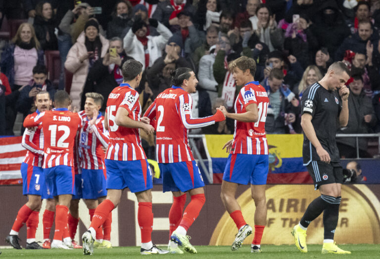 Slovan nebodoval ani v šiestom zápase Ligy majstrov. Atléticu Madrid podľahol 1 : 3