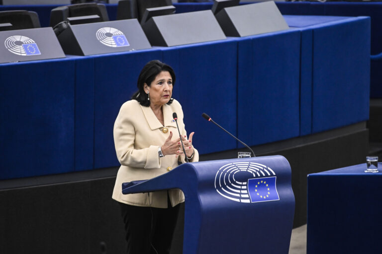 Zurabišviliová vyzvala EÚ na tlak na gruzínsku vládu