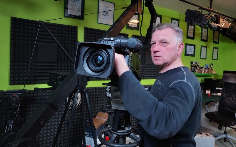 Prevádzkovateľ Kežmarskej televízie Oto Vojtičko. Foto: Beáta Oravcová