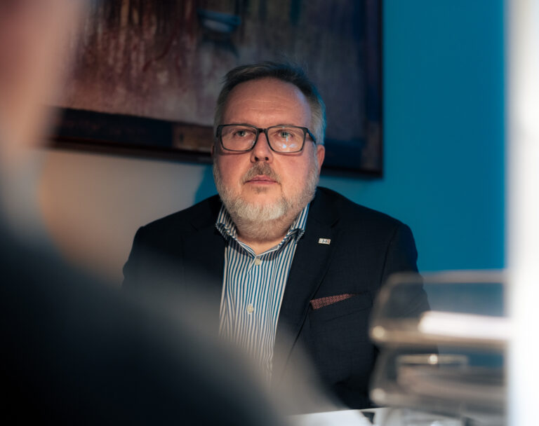 Martin Novotný v rozhovore pre Štandard. Foto: Tomáš Baršváry/Štandard