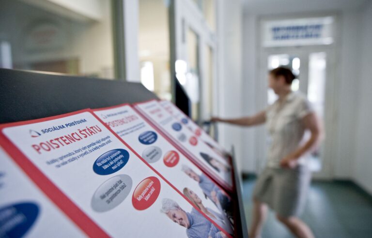 Sociálna poisťovňa. Ilustračná foto: Tomáš Benedikovič / Petit Press / Profimedia