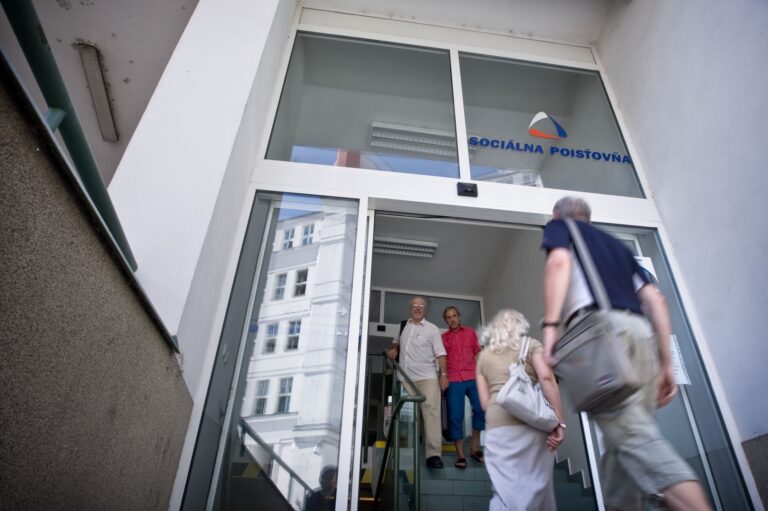 Sociálna poisťovňa. Foto: Tomáš Benedikovič / Petit Press / Profimedia