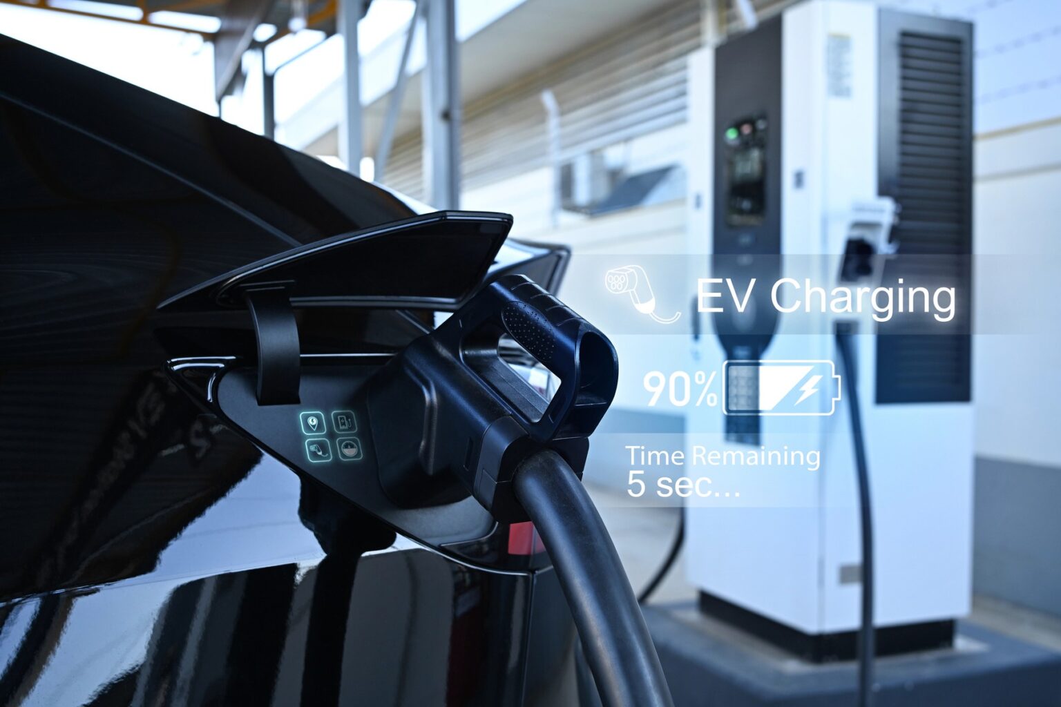 Elektrické auto na nabíjačke. Foto: DPphoto / Profimedia