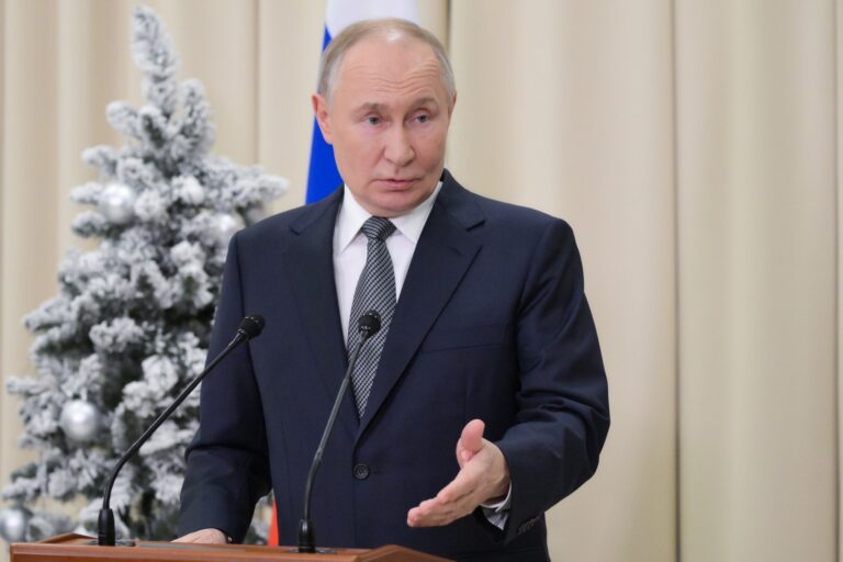 Putin počas tlačovky 26. decembra 2024. Foto: Alexei Danichev / TASS / Profimedia