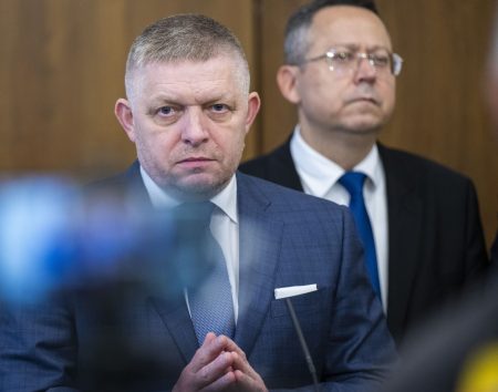 Robert Fico a Ladislav Kamenický.