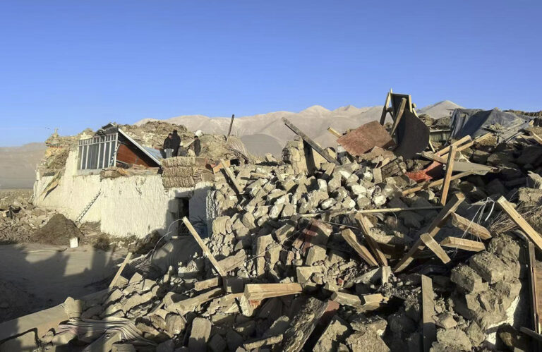 Zemetrasenie v Číne, Tibet. Foto: TASR/AP