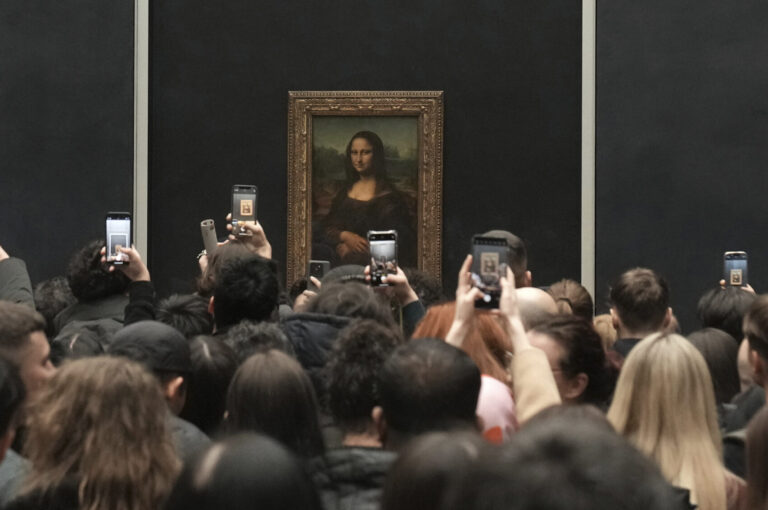 Obraz Mona Lisa čaká sťahovanie
