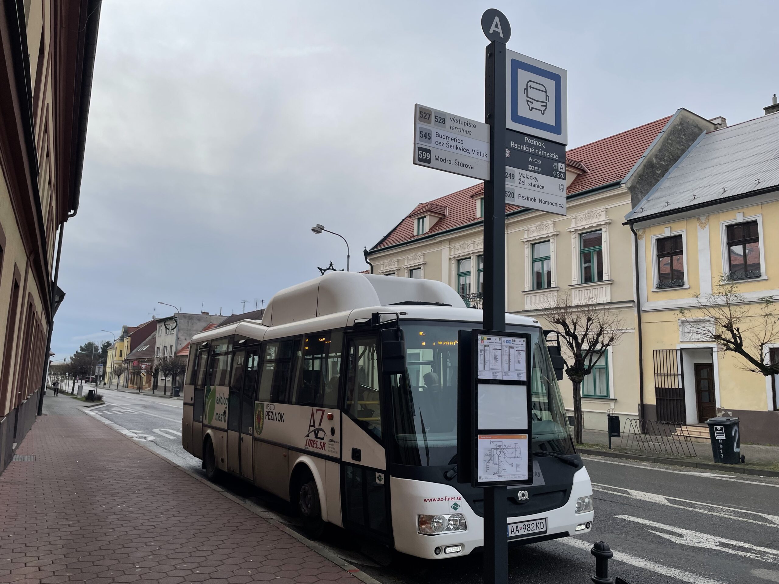 mestská autobusová doprava autobus