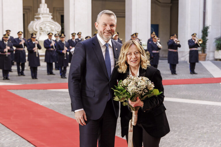 Pellegrini v Ríme: Slovensko dodá Taliansku výrobné kapacity, migrácia má byť riadená