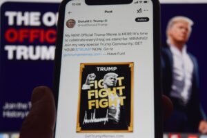 Donald Pump Coin alebo ako sa speňažujú hlasy voličov