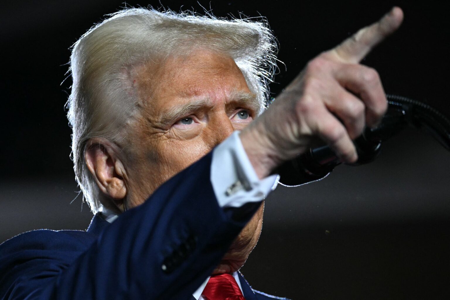 Americký prezident Donald Trump počas prejavu v Las Vegas v Nevade 25. januára 2025. Zdroj: Mandel NGAN / AFP / AFP / Profimedia