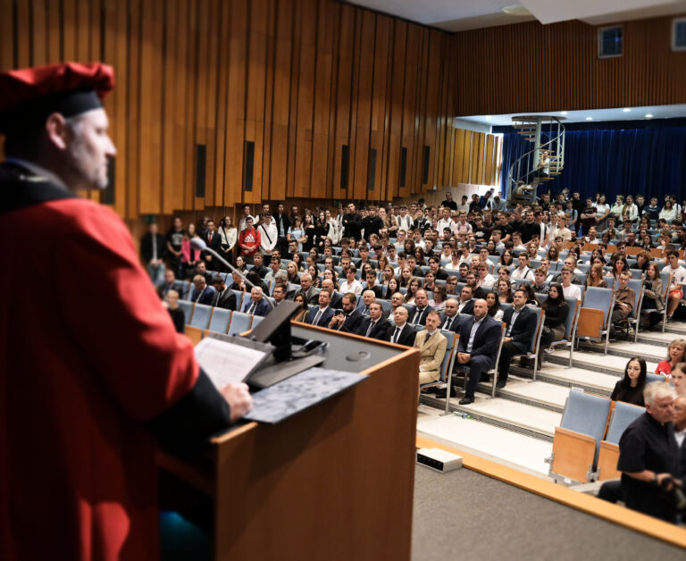 Snímka zo slávnostného otvorenia akademického roka 2024/2025 na Technickej univerzite v Košiciach. Foto: František Iván/TASR