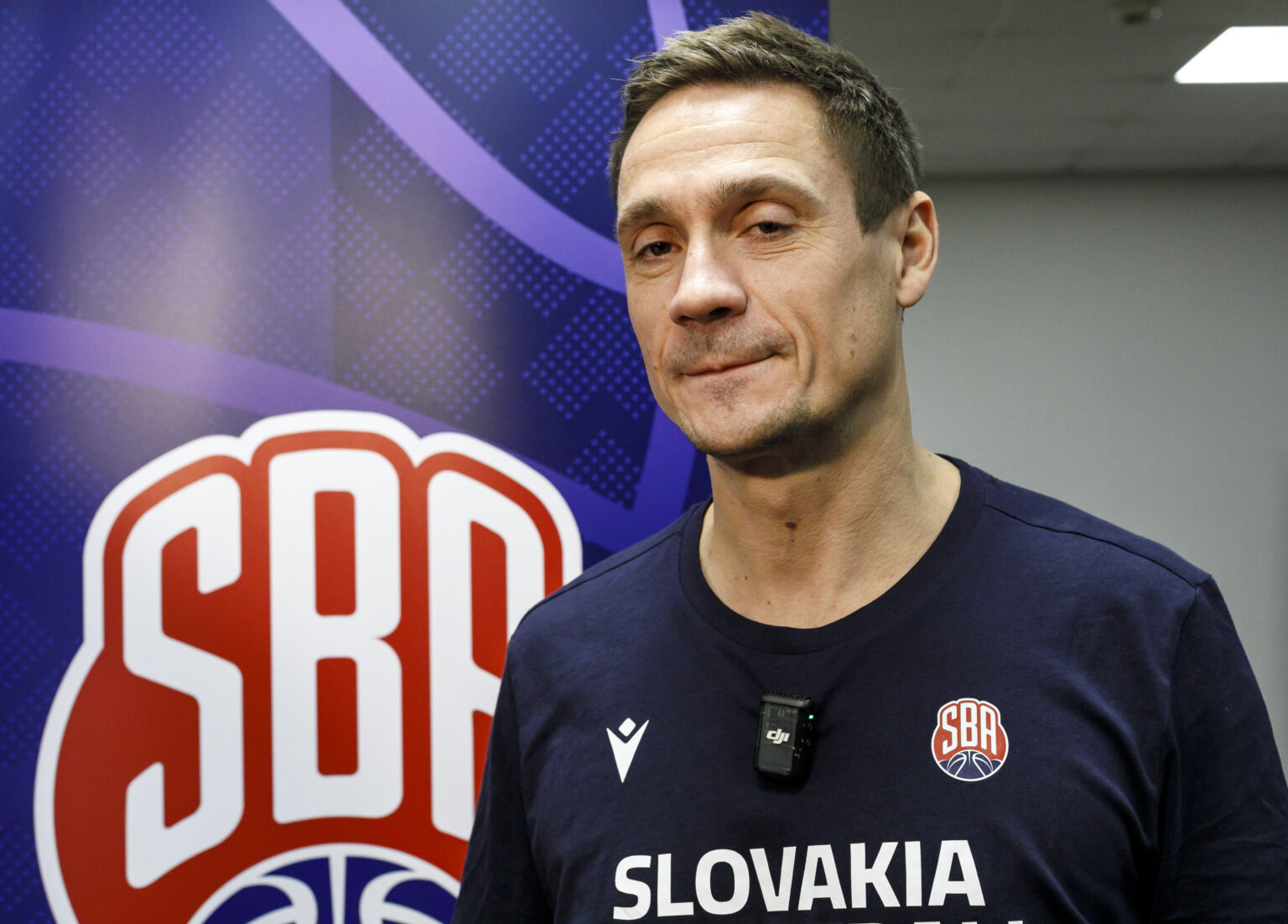 Hlavný tréner slovenskej ženskej basketbalovej reprezentácie Martin Pospíšil. Foto: Dano Veselský/TASR 