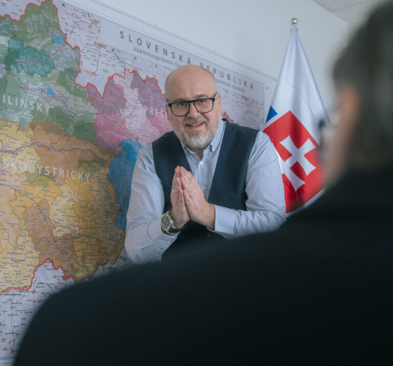 Michal Kaliňák v rozhovore pre Štandard. Foto: Tomáš Baršváry/Štandard