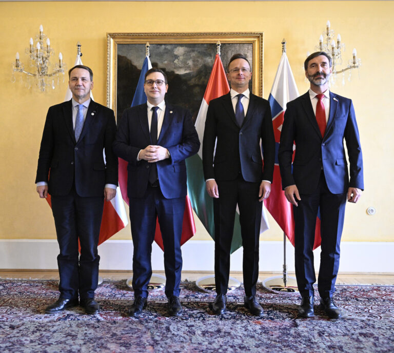 Meeting of the foreign ministers of the VIsegrád Group. Photo: ČTK / Kamaryt Michal