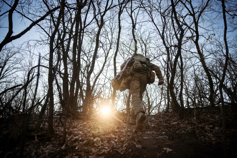 Ukrajinské špeciálne jednotky počas štvrtkového cvičenia na Donbase. Foto: Tyler Hicks/New York Times