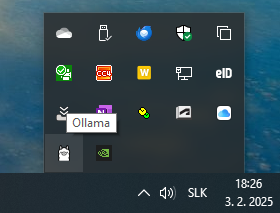 Ollama v lište. Foto: Martin Chabada