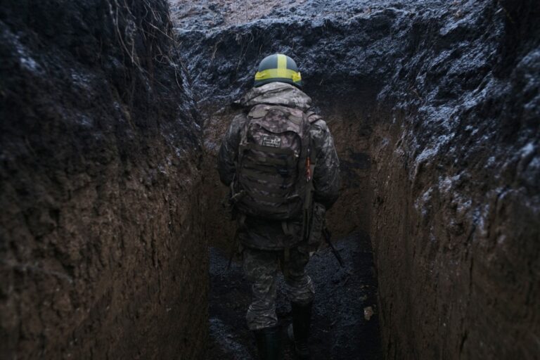 Ukrajinský vojak, ilustračný obrázok. Foto: Piotr Sobik / ANADOLU / Anadolu via AFP / Profimedia